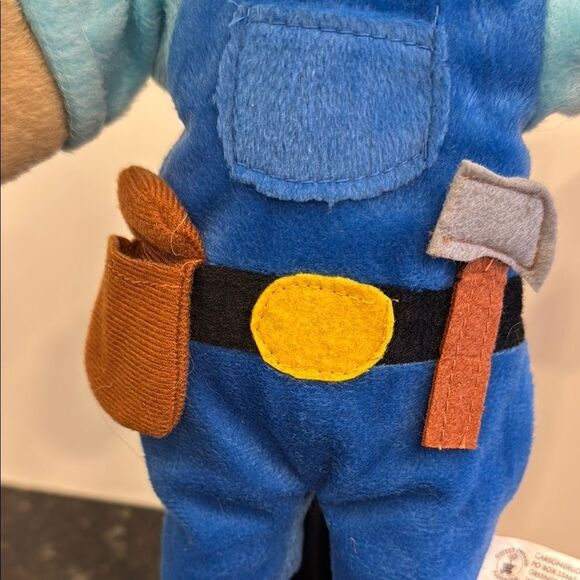 Carson-Dellosa Construction Worker/ Builder Puppet- Blue & Brown . Size 11” - Picture 3 of 10